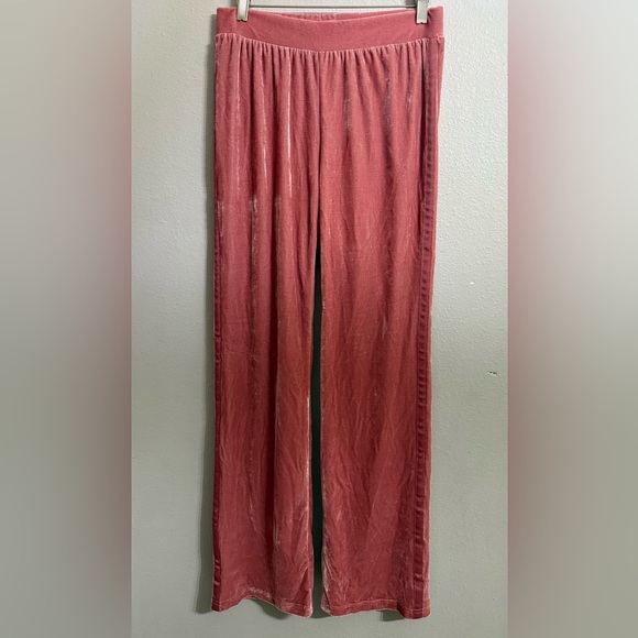 Serena Williams Pants - Serena Williams Signature Statement Pink Velour Track Pants Women Size Small